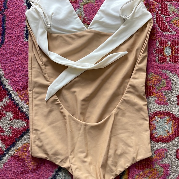 Citrine Open Back Bathing Suit - Picture 2 of 2